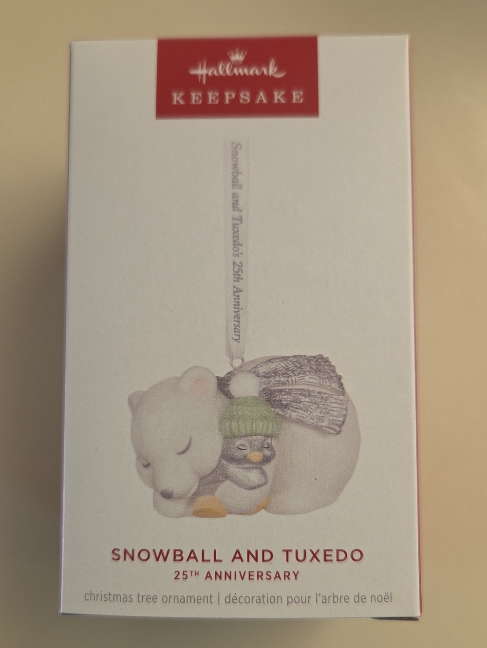Hallmark Keepsake Ornament Snowball and Tuxedo Ornament 25TH ANNIVERSARY EDITION